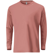 Fabrilife Mens Premium Blank Full Sleeve T-Shirt - Brick Red image