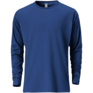 Fabrilife Mens Premium Blank Full Sleeve T-Shirt - Deep Blue image