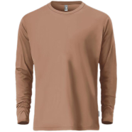 Fabrilife Mens Premium Blank Full Sleeve T-Shirt - Light Coffee image