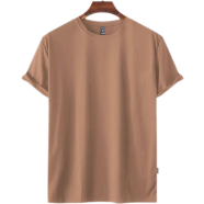 Fabrilife Mens Premium Blank T-shirt - Light Coffee image