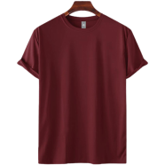 Fabrilife Mens Premium Blank T-shirt - Maroon image