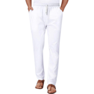 Fabrilife Mens Premium Pajama- White image