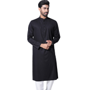 Fabrilife Mens Premium Panjabi - Aswad image