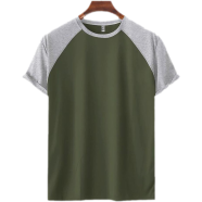 Fabrilife Mens Premium Short Sleeve Raglan - Olive image