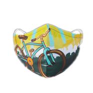 Fabrilife Premium 5 Layer Rider Kids Designer Edition Cotton Mask image