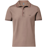 Fabrilife Premium Double PK Cotton Polo - Light Coffee image