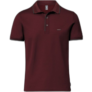 Fabrilife Premium Double PK Cotton Polo - Maroon image