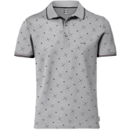 Fabrilife Premium Elite Edition Double PK Cotton Polo - Gray Melange image