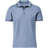 Fabrilife Premium Elite Edition Double PK Cotton Polo - Sky Blue image