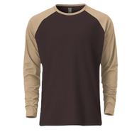 Fabrilife Premium Full Sleeve Raglan T-Shirt - Chocolate image
