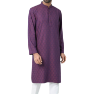 Fabrilife Premium Jacquard Panjabi - Mehkan image
