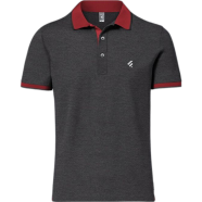 Fabrilife Single Jersey Knitted Cotton Polo - Anthra Melange image