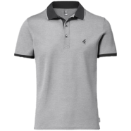 Fabrilife Single Jersey Knitted Cotton Polo - Gray Melange image