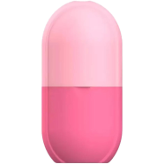 Facial Ice Cube Capsules Applied to Face And Ice Grid image