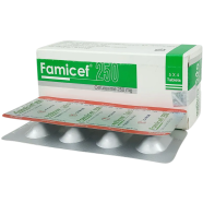 Famicef 250mg Tablet 4's Strip icon