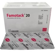 Famotack 20 mg Tablet 15's Strip icon