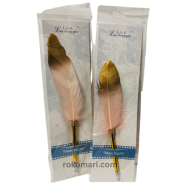 Fancy Artificial Feather Ball Point Pen (Ink Color Blue) image