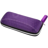 Fancy Ring Style Compression Resistant Waterproof Eyeglass Protector Spectacle Box With Lanyard Zipper Eva Fabric Honeycomb Surface Women Men Sunglasses icon