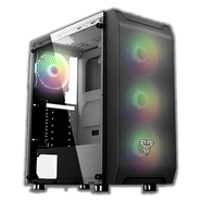 Fantech CG80 Black Middle Tower 4 Case Cooling image