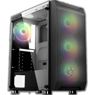 Fantech CG80 Black Middle Tower 4 Case Cooling