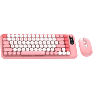 Fantech WK898 Go Mochi Wireless 2 in 1 Combo Keyboard Pink image