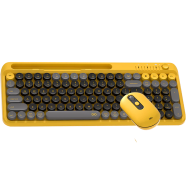 Fantech WK899 Go Mochi Wireless 2 in 1 Combo Keyboard Yellow image