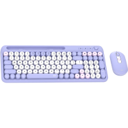 Fantech WK899 Go Mochi Wireless 2 in 1 Combo Keyboard Purple image