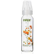 Farlin Heat Resistant α-33 Glass Feeding Bottle 240ml 0M Plus - TOP-808G