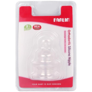 Farlin Stretchy Anti Colic Fur Preventing Nipple for 9M Months Plus (2 Pcs Pack) image