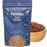 Farmley Premium Flax Seeds, Alsi Seeds 200 grams image