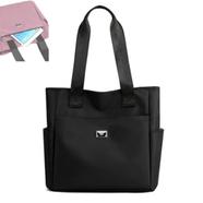 Fashion Shopping Bag Black Color image