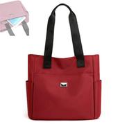 Fashion Shopping Bag Maroon Color image