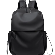 Fashionable B1009 Water-Resistant Travel Backpack- Black image