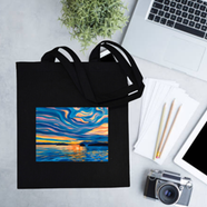 Fashionable Canvas Tote Bag With Inner Pocket And Zipper BPS-073 icon