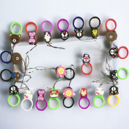 Fashionable Cartoon and Round Shape Mobile Ring Strap (Any One) image
