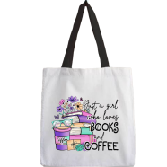 Fashionable Fabric Tote Bag With Zipper image