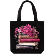 Fashionable Fabric Tote Bag With Zipper image