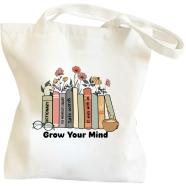 Fashionable Fabric Tote Bag With Zipper - BG-093 icon