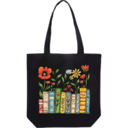 Fashionable Fabric Tote Bag With Zipper image