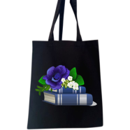 Fashionable Fabric Tote Bag With Zipper image