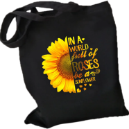 Fashionable Fabric Tote Bag With Zipper image