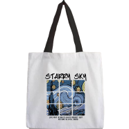 Fashionable Fabric Tote Bag With Zipper - BWTS -244 image