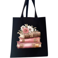 Fashionable Fabric Tote Bag With Zipper image