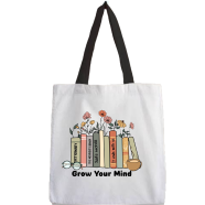 Fashionable Fabric Tote Bag With Zipper image