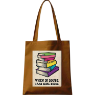 Fashionable Fabric Tote Bag With Zipper image