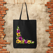 Fashionable Fabric Tote Bag With Zipper image