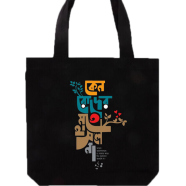 Fashionable Fabric Tote Bag With Zipper (QB-040) image