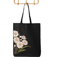 Fashionable Fabric Tote Bag With Zipper image