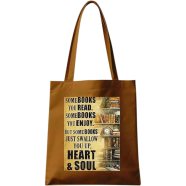 Fashionable Fabric Tote Bag With Zipper image