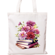 Fashionable Fabric Tote Bag With Zipper image